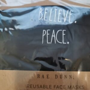 Rae Dunn face mask set of 2  bnwt